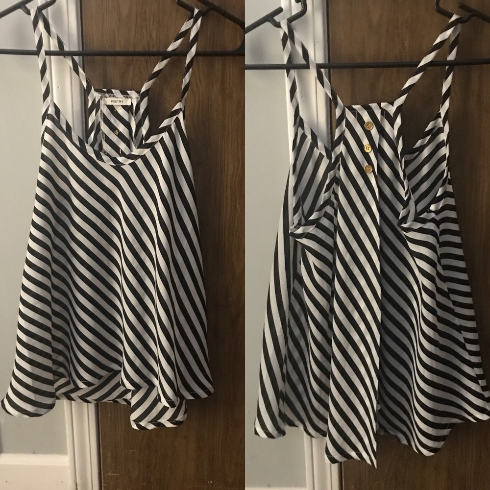 Crossover open back tank